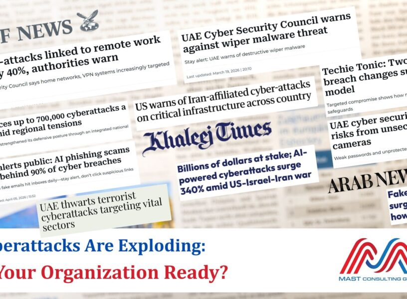 Cyberattacks Are Exploding: Is Your Organization Ready? By MAST Consulting Group Cyberattacks Are Exploding: Is Your Organization Ready? By MAST Consulting Group