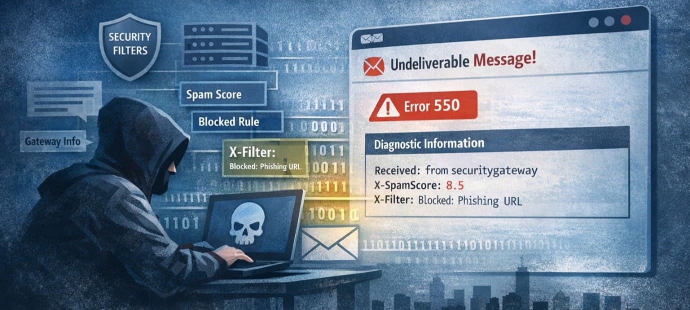 "Postmaster Delivery Failure Notification": How a Simple Bounce Email Can Expose Your Security Controls