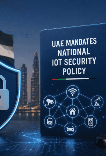 The UAE Cyber Security Council has released Version 2.0 of the National IoT Security Policy, establishing mandatory security requirements for all IoT service providers, developers, and implementers offering services within the UAE.