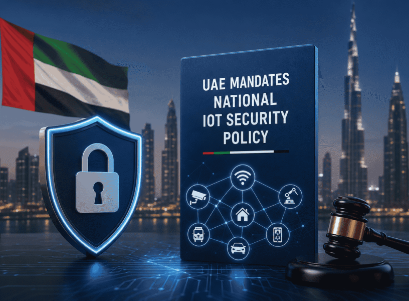 The UAE Cyber Security Council has released Version 2.0 of the National IoT Security Policy, establishing mandatory security requirements for all IoT service providers, developers, and implementers offering services within the UAE.